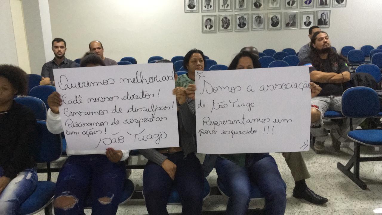 ASSOCIAÇÃO DE MORADORES DO DISTRITO DE SÃO TIAGO MARCA PRESENÇA NA CÂMARA MUNICIPAL DE GUAÇUÍ