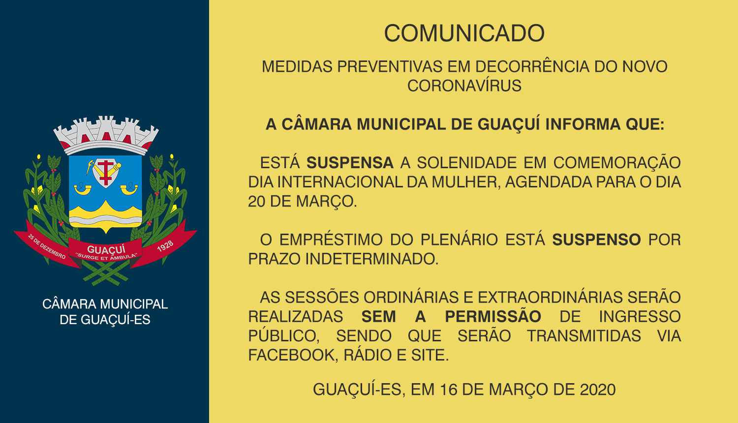 COMUNICADO