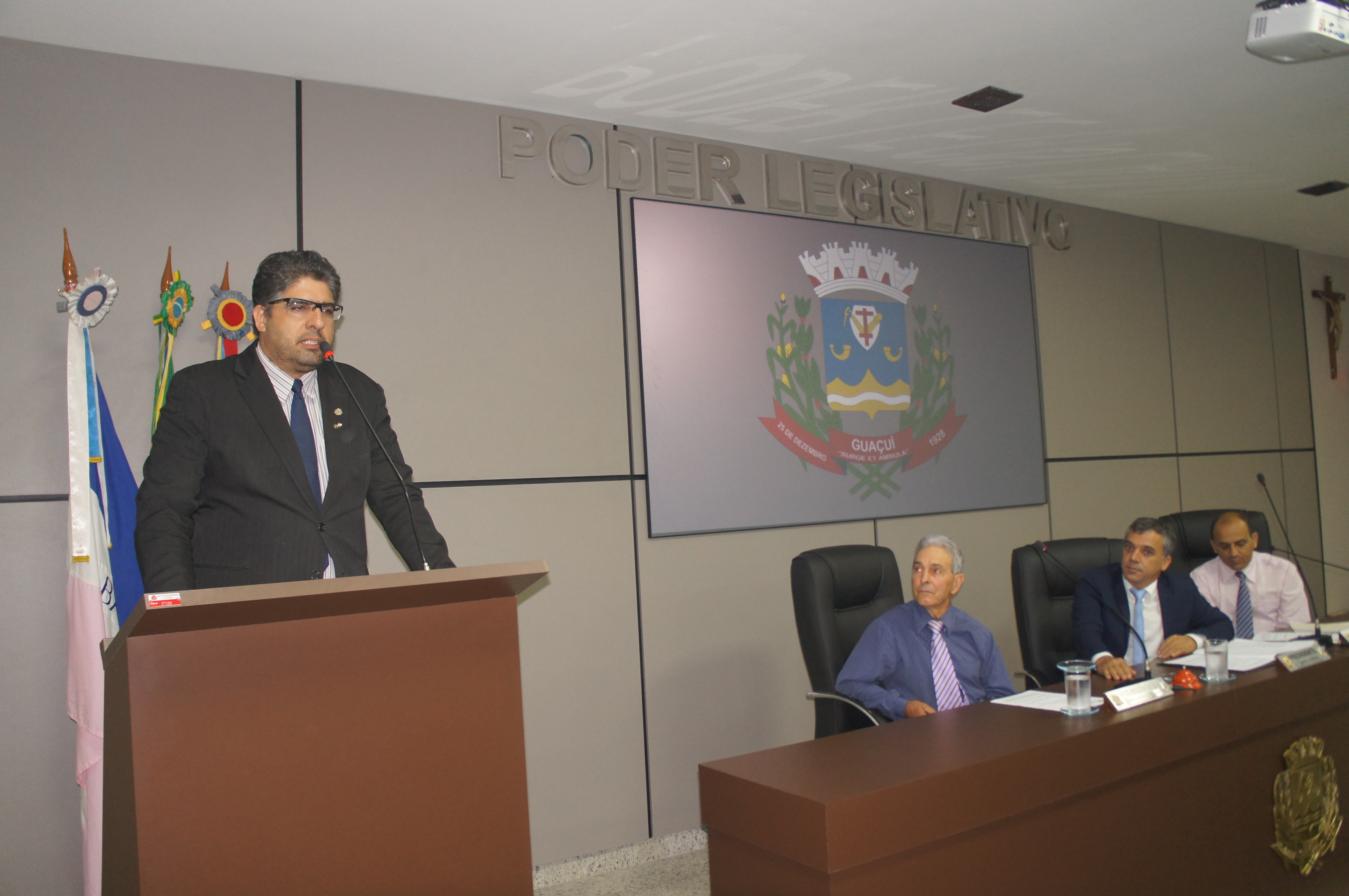 PRESIDENTE DA CÂMARA MUNICIPAL DE CACHOEIRO DE ITAPEMIRIM-ES VISITA CÂMARA MUNICIPAL DE GUAÇUÍ