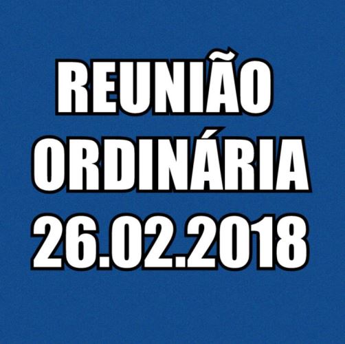 REUNIÃO ORDINÁRIA