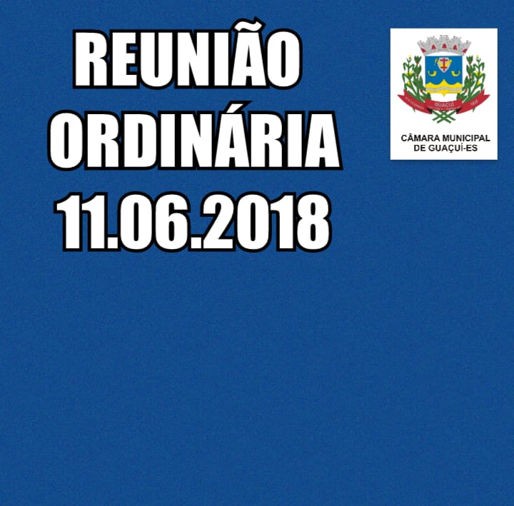 REUNIÃO ORDINÁRIA