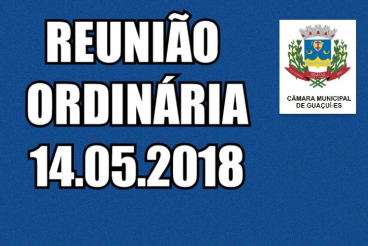 REUNIÃO ORDINÁRIA