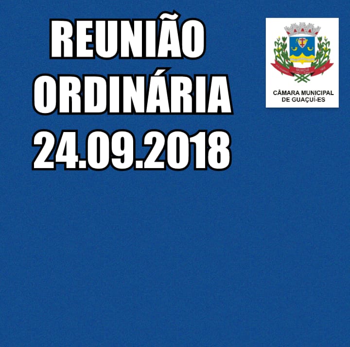 REUNIÃO ORDINÁRIA