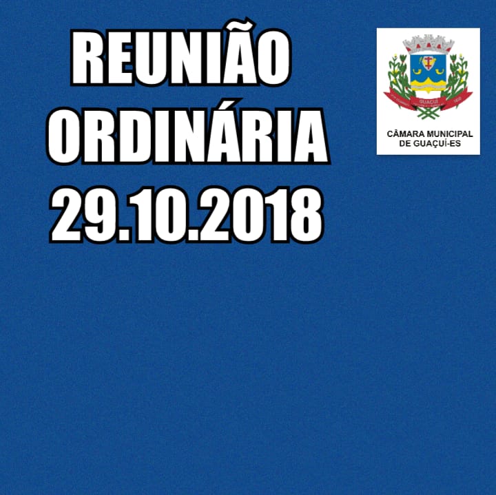 REUNIÃO ORDINÁRIA