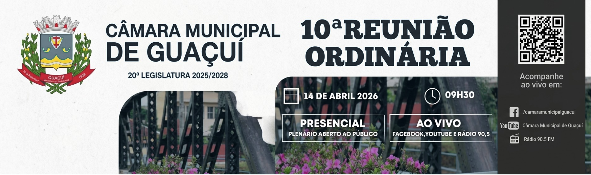 Imagem da notícia: 10ª REUNIÃO ORDINÁRIA 2026 20ª LEGISLATURA.