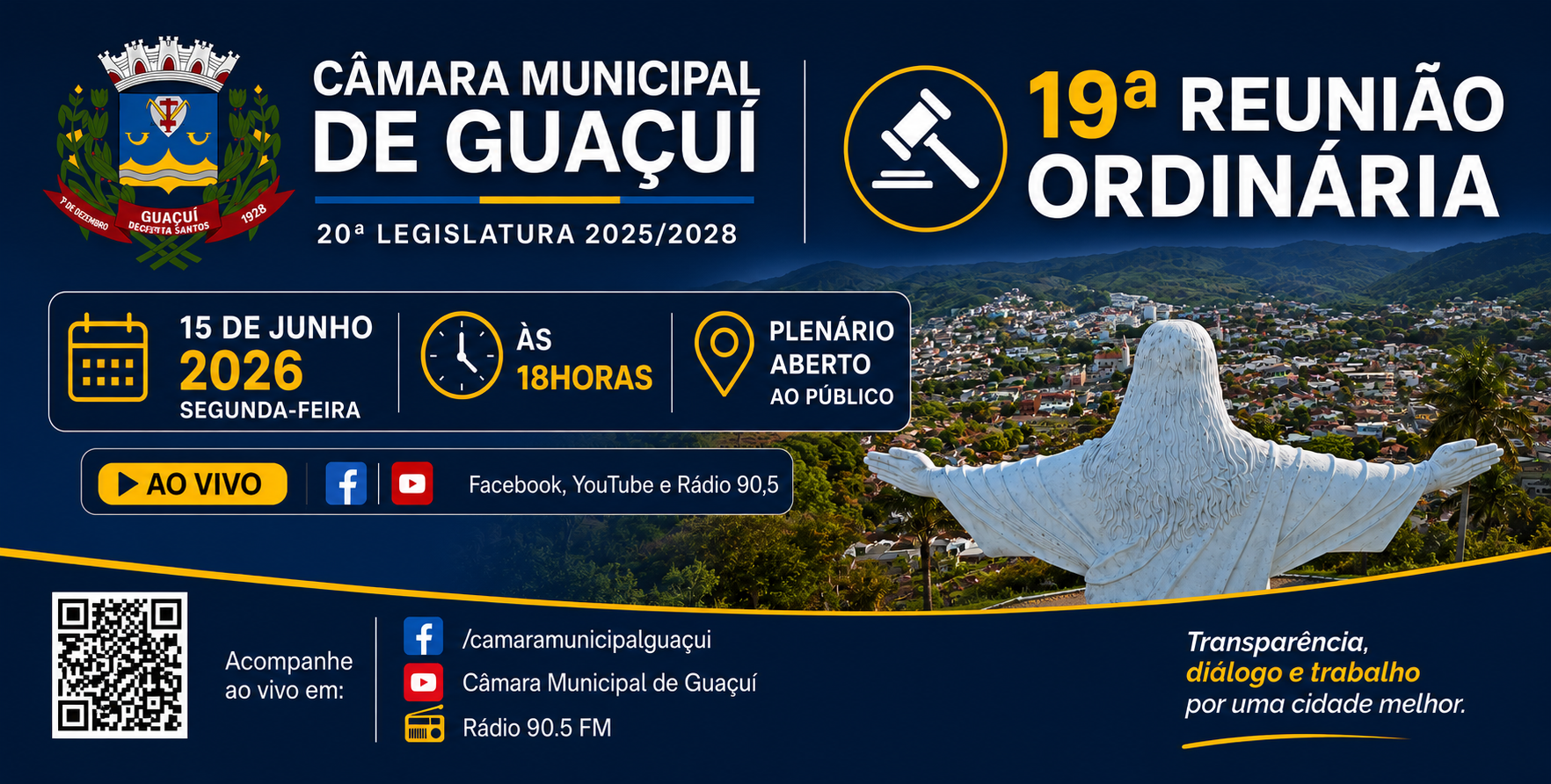 Imagem da notícia: 19ª REUNIÃO ORDINÁRIA  2026 20ª LEGISLATURA.