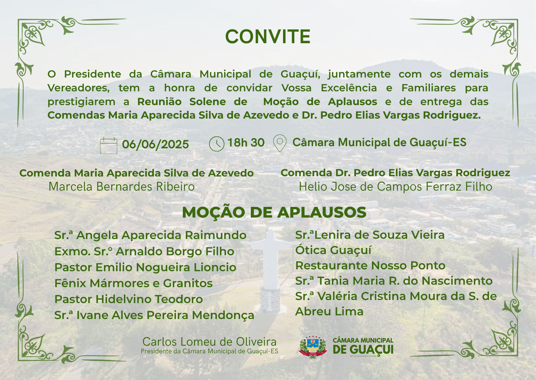 CONVITE!