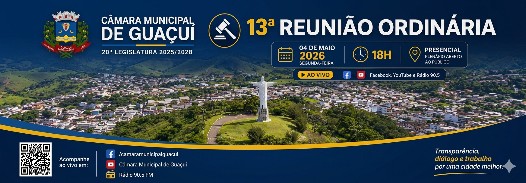 Imagem da notícia: 13ª REUNIÃO ORDINÁRIA 2026 20ª LEGISLATURA.