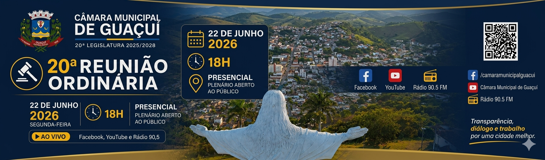 Imagem da notícia: 20ª REUNIÃO ORDINÁRIA 2026 20ª LEGISLATURA.