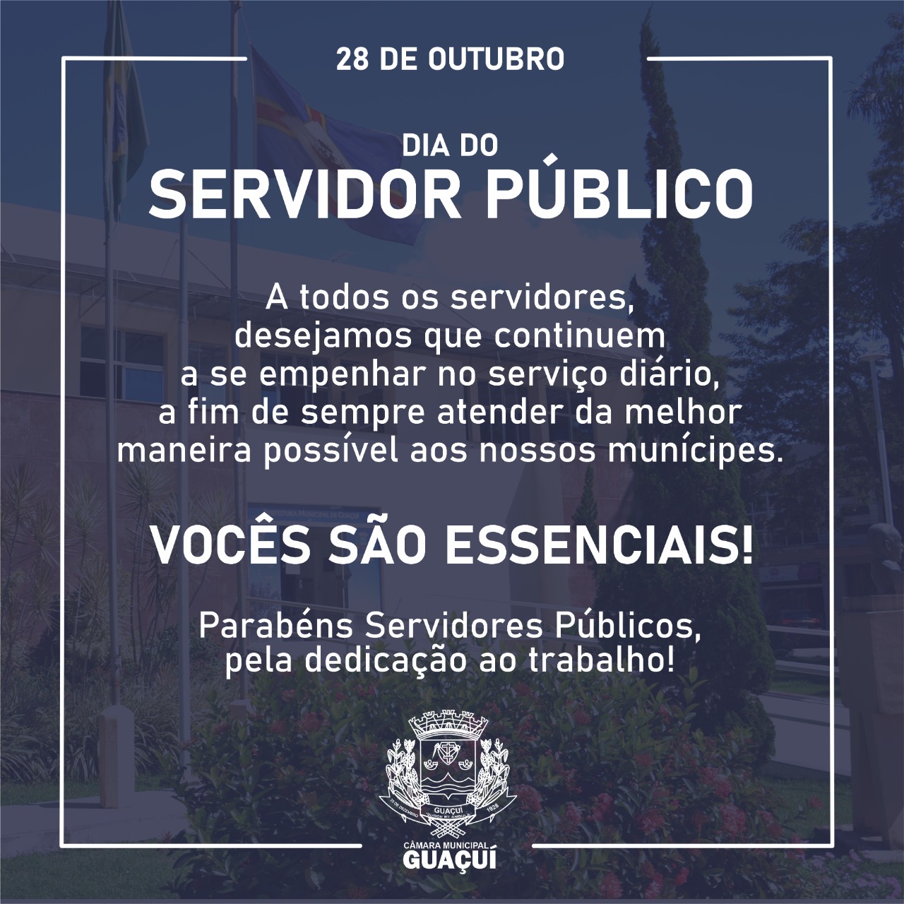 28 DE OUTUBRO DIA DO SERVIDOR PÚBLICO.