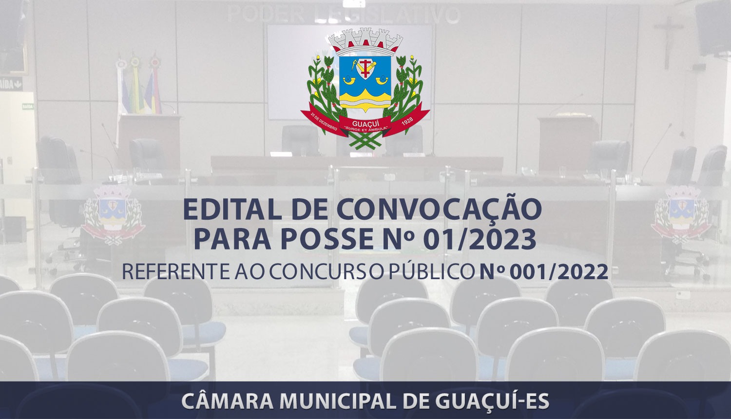 CÂMARA CONVOCA APROVADOS NO CONCURSO.