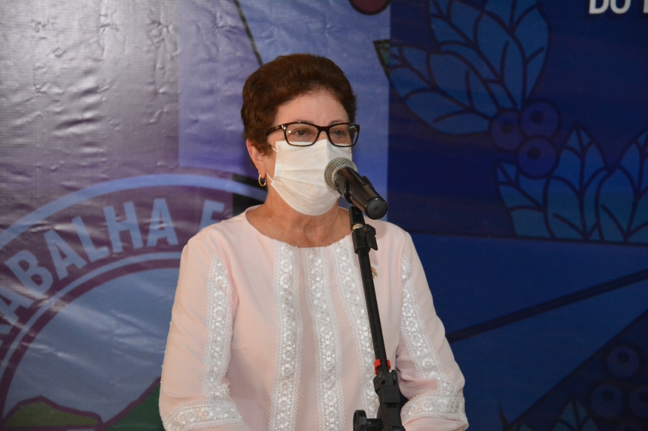 PRESIDENTE DA CÂMARA MARIA LÚCIA FAZ DISCURSO EMOCIONADO EM EVENTO COM A PARTICIPAÇÃO DO GOVERNADOR DO ESTADO.